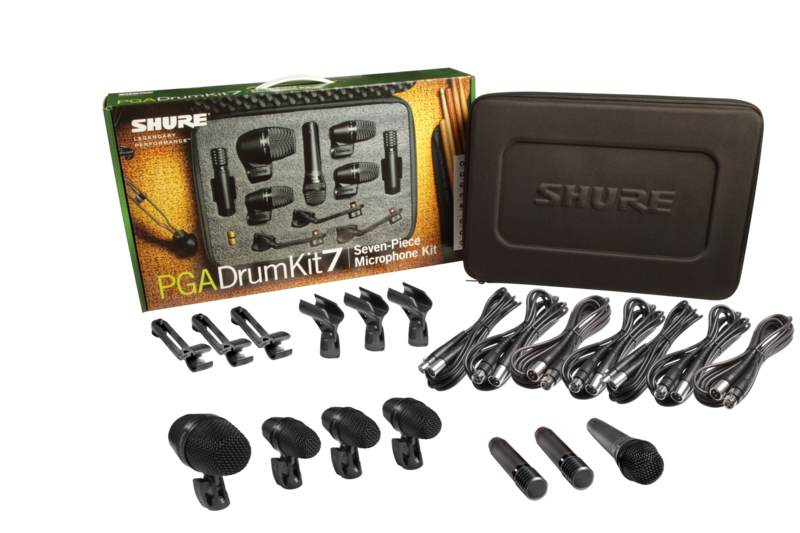 [PGADRUMKIT7] Shure PGADRUMKIT7 7-Piece Drum Microphone Kit
#SHPGADRUMKT7 MFR #PGADRUMKIT7