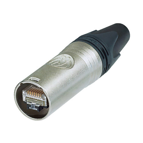 [Neutrik etherCON NE8MX6] Neutrik etherCON Cat 6a Male Cable Connector (Nickel, ≤1.1mm Insulation)
#NENE8MX6T #NE8MX6-T