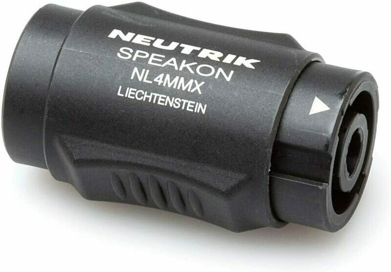 Neutrik NL4MMX Lockable Speakon Coupler #NENL4MMX MFR #NL4MMX