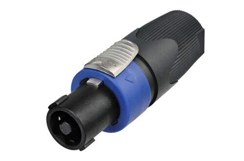 Neutrik NL4FX Locking Four-Pole High-Load Speakon Connector- Grey #NENL4FX MFR #NL4FX