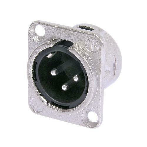 [Neutrik NC3MD-L-1] Neutrik NC3MD-L-1 3-Pole Male XLR Receptacle #NENC3MDL1 MFR #NC3MD-L-1