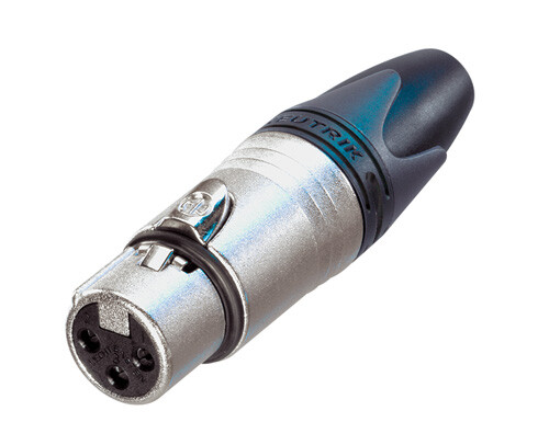 [Neutrik NC3FXX] Neutrik NC3FXX Female 3-Pin XLR Connector #NENC3FXX MFR #NC3FXX