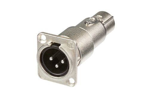 Neutrik NA3MDF XLR Male to Female Feedthrough Adapter for Panel Mount
#NENA3MDF MFR #NA3MDF