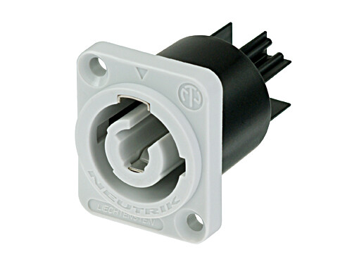[Neutrik  NAC3MPB-1  NAC3MPXXB] Neutrik NAC3MPB-1 Power-Out Male Chassis Connector #NENAC3MPB1 MFR #NAC3MPB-1