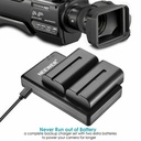 Neewer NP-F550 Battery Charger Set for Sony