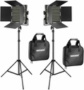 Neewer Bi-Color Video LED 2-Light Kit with Stands #NE90095562 MFR #90095562