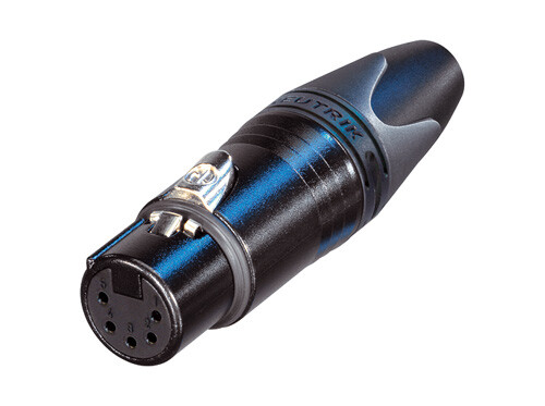Neutrik 3 Pole Female Cable Connector - Silver Contacts #NENC3FXXBAG MFR #NC3FXX-BAG