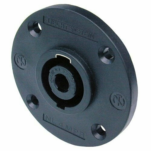 Neutrik NL4MPRXX 4-Pole Round Speakon Chassis Connector MFR #NL4MPXX