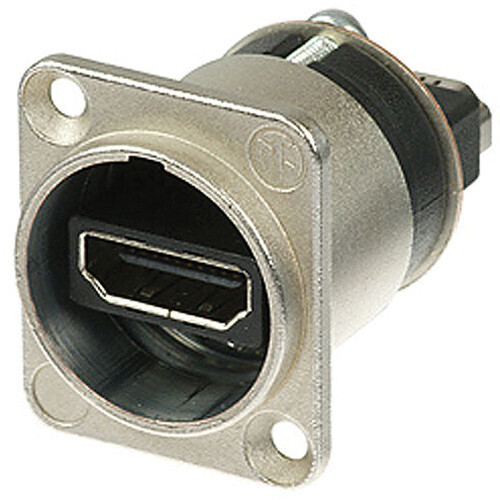 Neutrik HDMI 2.0 Feed Through Adapter D-Shape Housing IP65 (Nickel)
#NENAHDMIW  MFR #NAHDMI-W