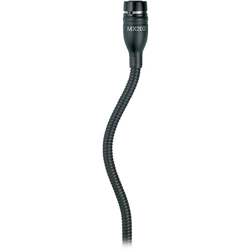 [MX202B/C] Shure MX202BC - Microphone with In-Line Preamp (Black)
 #SHMX202BC  MFR #MX202B/C