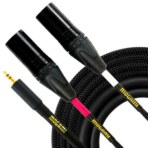 [MOGAMI GOLD 3.5 2 XLRM 06 (D1-SW1)] Mogami Gold 3.5mm TRS Male to Dual XLR Male Y-Cable (6')
#MOG352XLRM06 MFR #GOLD352XLRM06