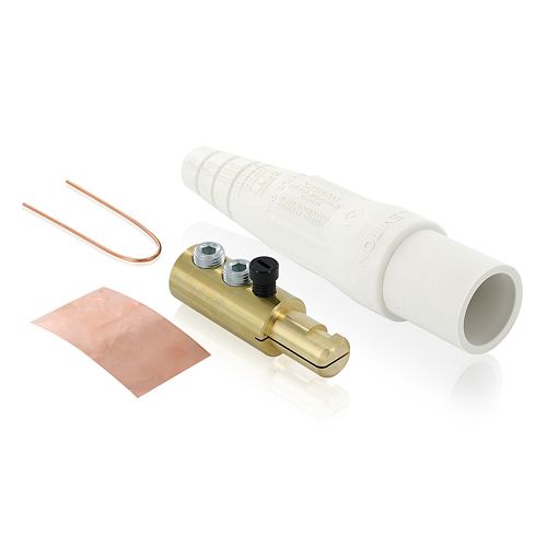 [Leviton LV16D24UW Cam lok] Leviton Cam lok White Male LV16D24UW
