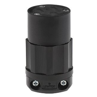 [LEV-5269 CB (U4-3-2,U4)] LEVITON 5269 CB 15 Amp, 125 Volt, Straight Blade Connector, Industrial Grade