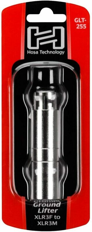 [HOSA GLT-255 (D2-SW1)] Hosa Technology Audio Cable XLR Male to XLR Female (Hum Stopper) Adapter #HOAXMXF • MFR #GLT-255