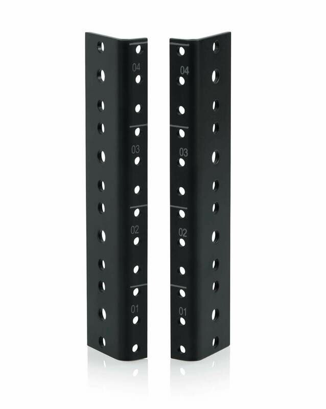 [Gator GRW-RACKRAIL-04U (D1-SW1)] Gator Cases Rack Rail for 4 RU Rackmount Cases 
#GA4URR MFR #GRW-RACKRAIL-04U