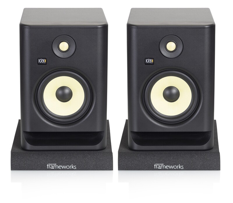 Gator Cases Frameworks Studio Monitor Isolation Pads (Pair, Medium)