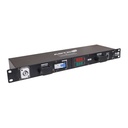 ProX X-PC10ASTRO 10-Way Power Rear Panel Center Power Distribution 1U Rack Mountable LED Lamp 5V USB Port #X-PC10ASTRO