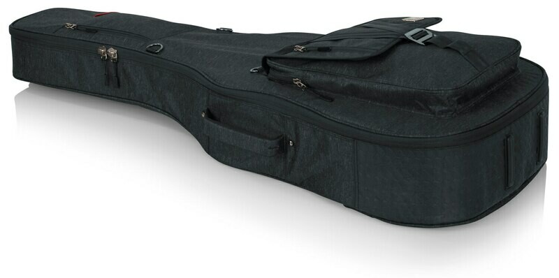 Gator Cases Transit Series Gig Bag for Acoustic Guitar (Charcoal Black)  #GAGTACOUSTBK MFR #GT-ACOUSTIC-BLK