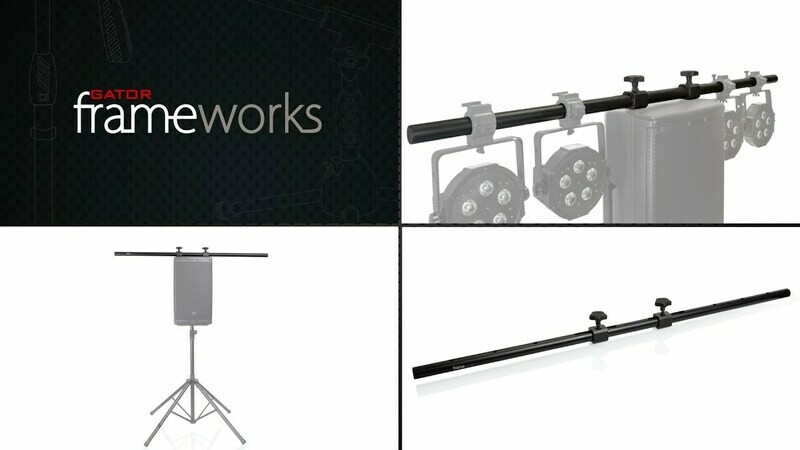 [GFW-LIGHTSPKFLYMT] Gator Cases Frameworks Light Bar with Fly-Point Mounting to Portable PA Speaker (Single) #GAGFWLSPKFLY MFR #GFW-LIGHTSPKFLYMT