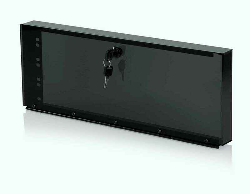 Gator Cases GRW-PNLSECPLX-4 Rackworks Hinged Plexiglass Security Panel (4 RU)  #GAGRWPNLSCP4 MFR #GRW-PNLSECPLX-4