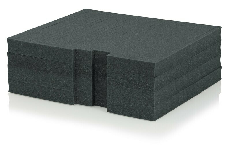 Gator Cases Replacement Diced Foam Block for Rackworks Standard-Depth 4 RU Drawer  #GAGRWDRWFOM4 MFR #GRW-DRWFOAM-4